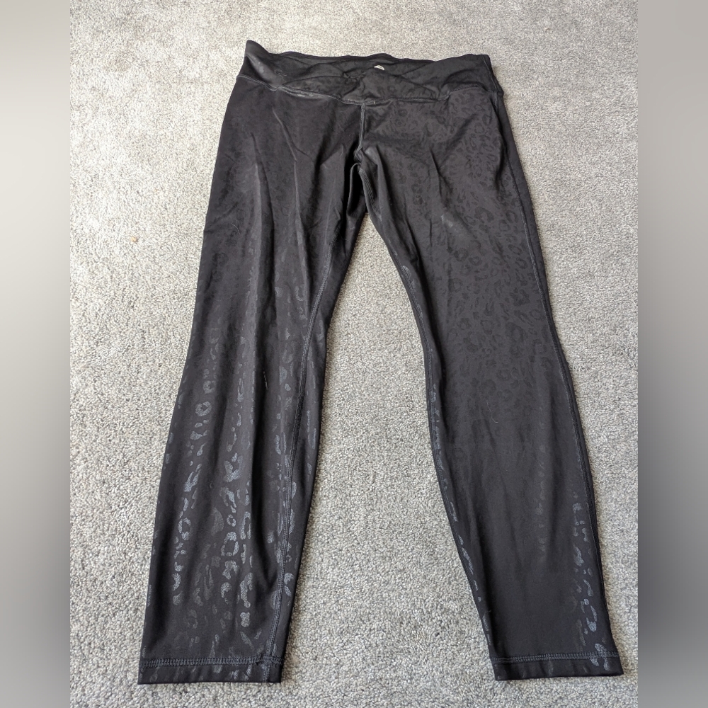 Athletic Works Charcoal Leopard Leggings